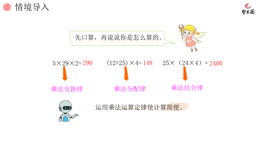 人教版小数六年级上册 1.4 分数乘法--乘法运算定律推广到分数 课件