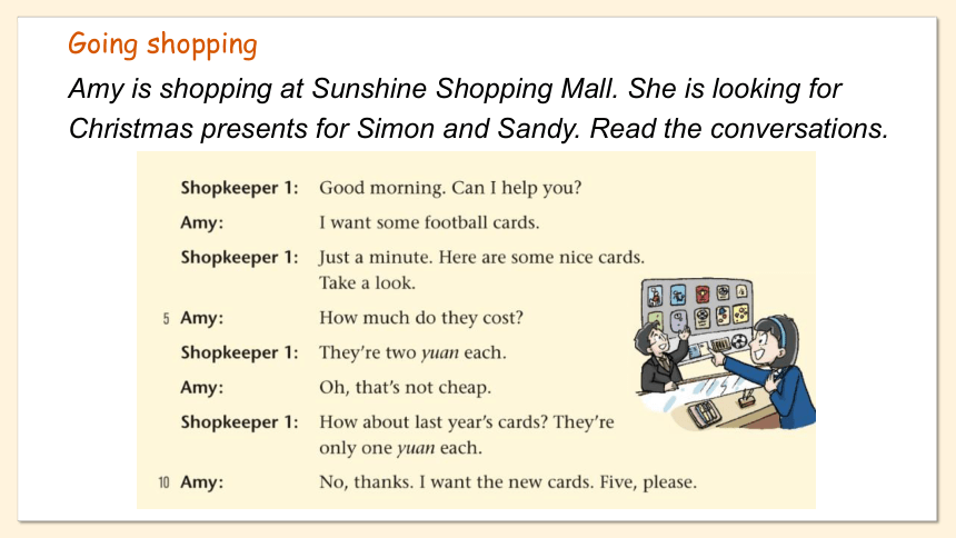 Unit 7 Shopping  shopping Period 2 Reading I课件（10张PPT）