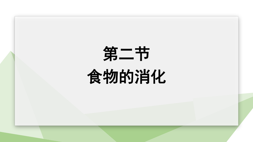 2.1.2 食物的消化  课件(共27张PPT) 2023-2024学年初中生物冀少版七年级下册