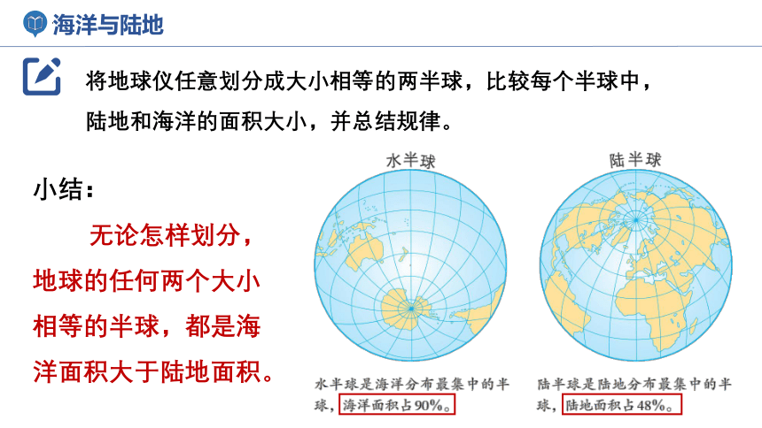 2.2 世界的海陆分布 课件（55张PPT） 湘教版地理七年级上册