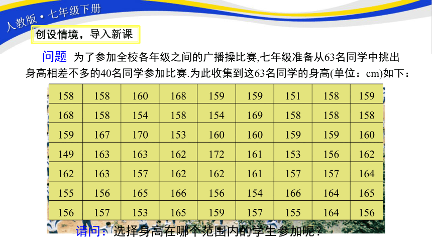 初中数学人教版七下10.2 直方图  课件(共24张PPT)