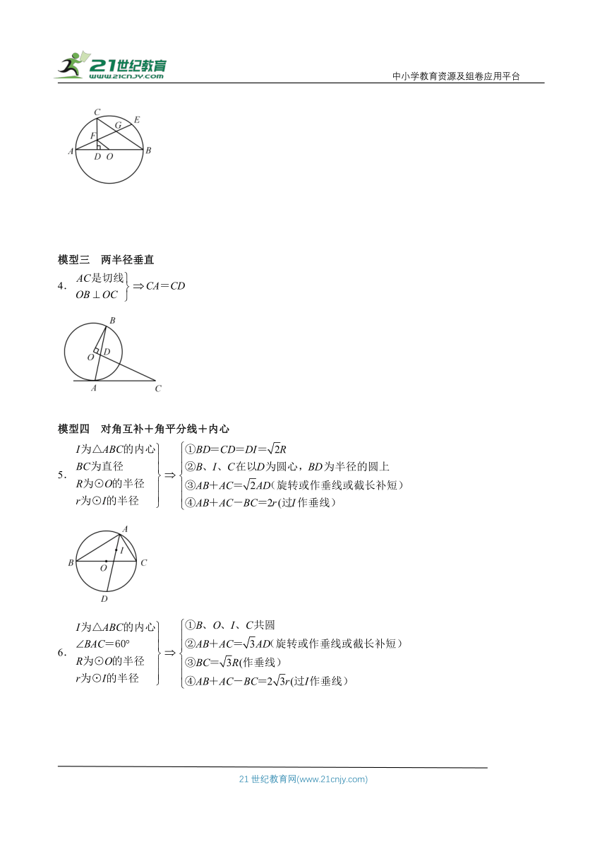 九年级数学（上）第24章《圆》专题卷B——核心思想方法归纳一点通（选用）（含答案）