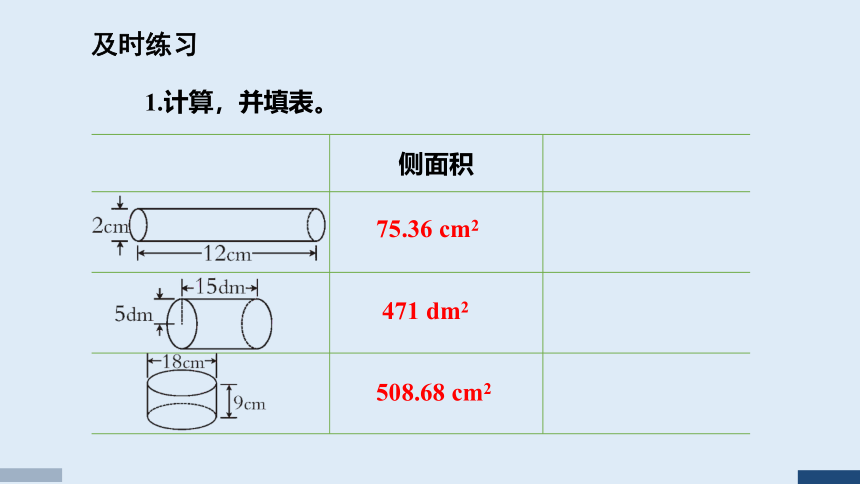 西师大版六年级数学下册 圆柱的表面积课件(共21张PPT)