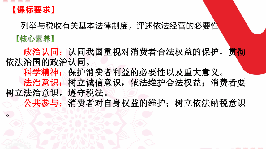 【核心素养目标】8.2诚信经营依法纳税课件(共32张PPT+1个内嵌视频)-2023-2024学年高中政治统编版选择性必修二法律与生活