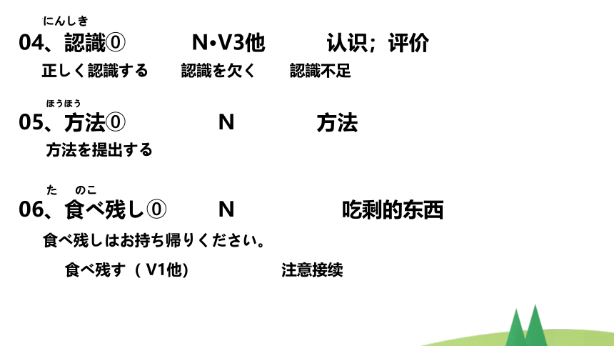 第7課三つの節約 単語课件-2023-2024学年高中日语人教版第二册