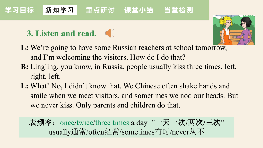 Module 11 Unit 1 They touch noses!  课件 +嵌入音频(共30张PPT)