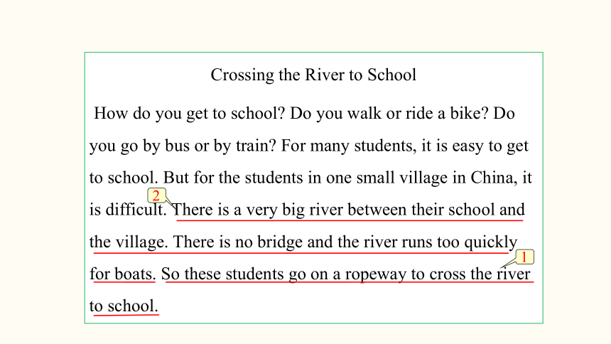 Unit 3 How do you get to school? Section B (2a~2c) 课件（30张PPT） 2023-2024学年人教版英语七年级下册