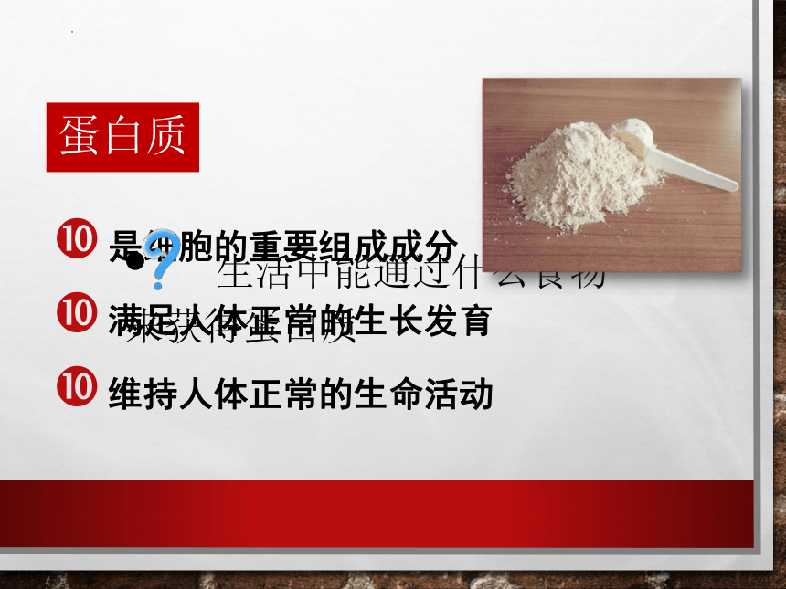 4.9.1 人体需要的主要营养物质课件2023--2024学年苏教版生物七年级下册(共32张PPT)