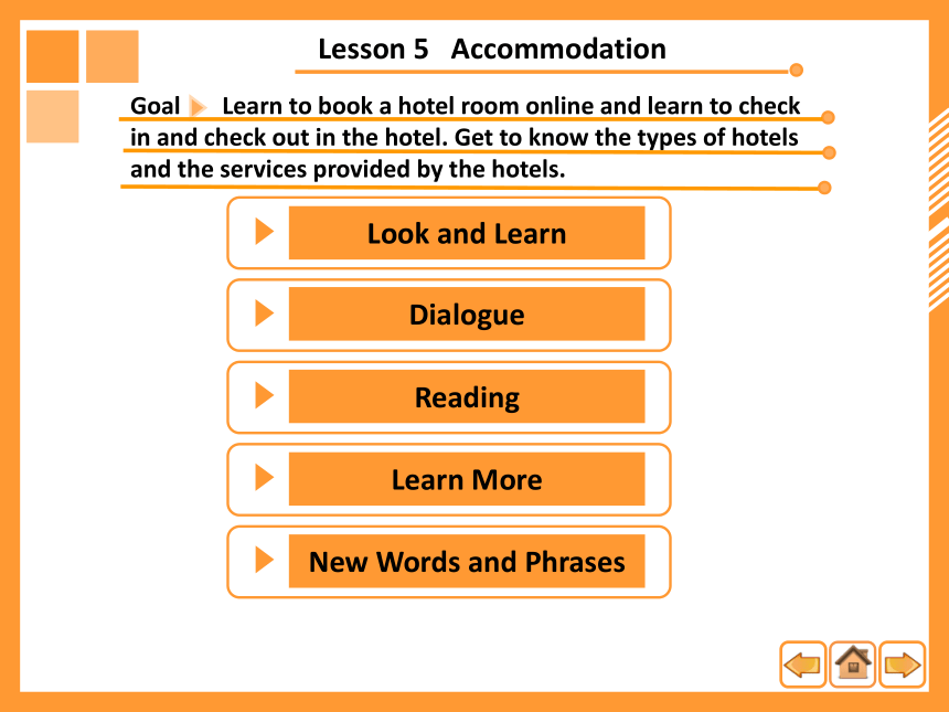 Unit 5    Accommodation  课件(共48张PPT)-《旅游英语》同步教学（劳动版）