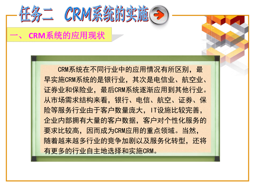 5.2CRM系统的实施 课件(共10张PPT)-《客户关系管理》同步教学（北京邮电大学出版社）