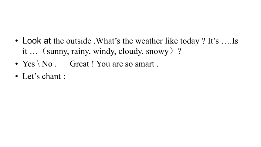 Unit  5 What's the weather like Today? Part A 课件（共15张PPT）