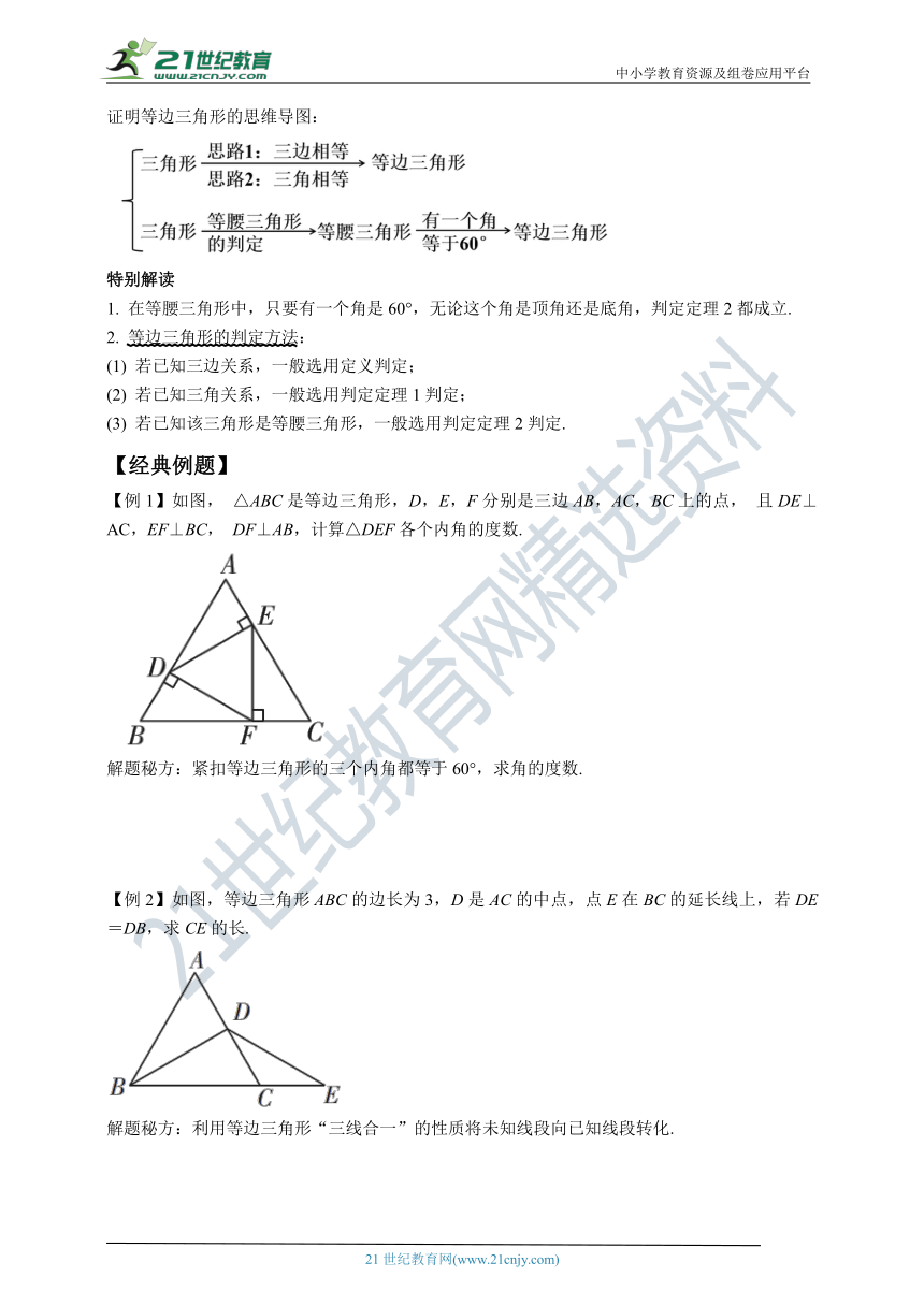 13.3.2.1 等边三角形的性质和判定同步练习 （含答案）