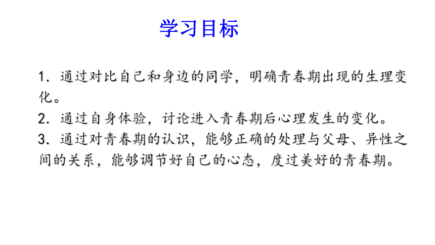 4.3.2 青春期发育 2023-2024学年八年级生物上册同步精品课件（济南版）