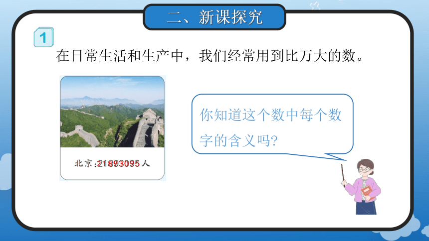 1.1 亿以内的计数单位及数位顺序表(教学课件)四年级数学上册人教版(共24张PPT)