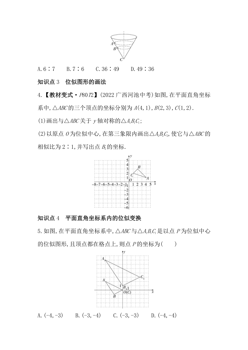 6.6  图形的位似 素养提升练（含解析）苏科版数学九年级下册