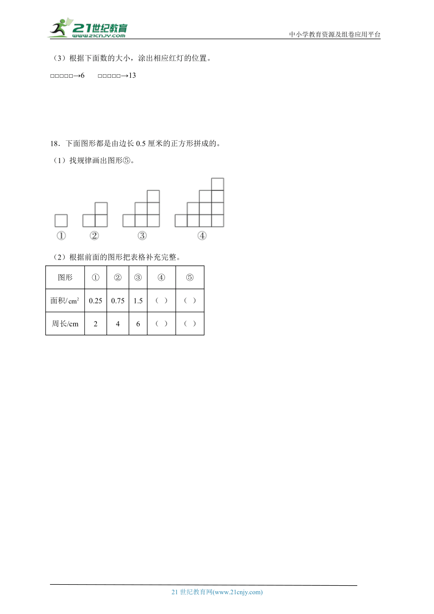 思维拓展 数与形（试题）数学六年级上册人教版（含答案）