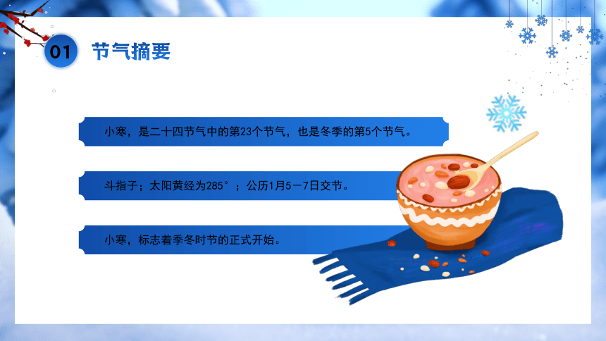 小学班会 二十四节气主题班会----东风吹雨小寒生 课件 (25张PPT)