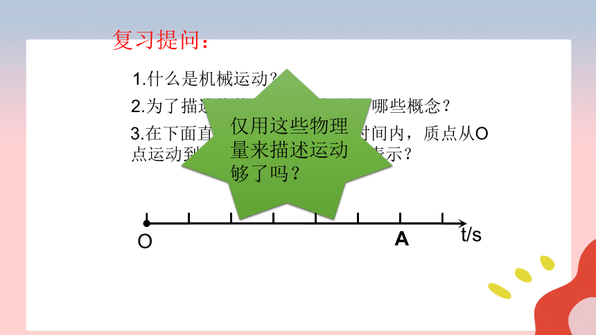 物理人教版（2019）必修第一册1.3位置变化快慢的描述——速度（共25张ppt）