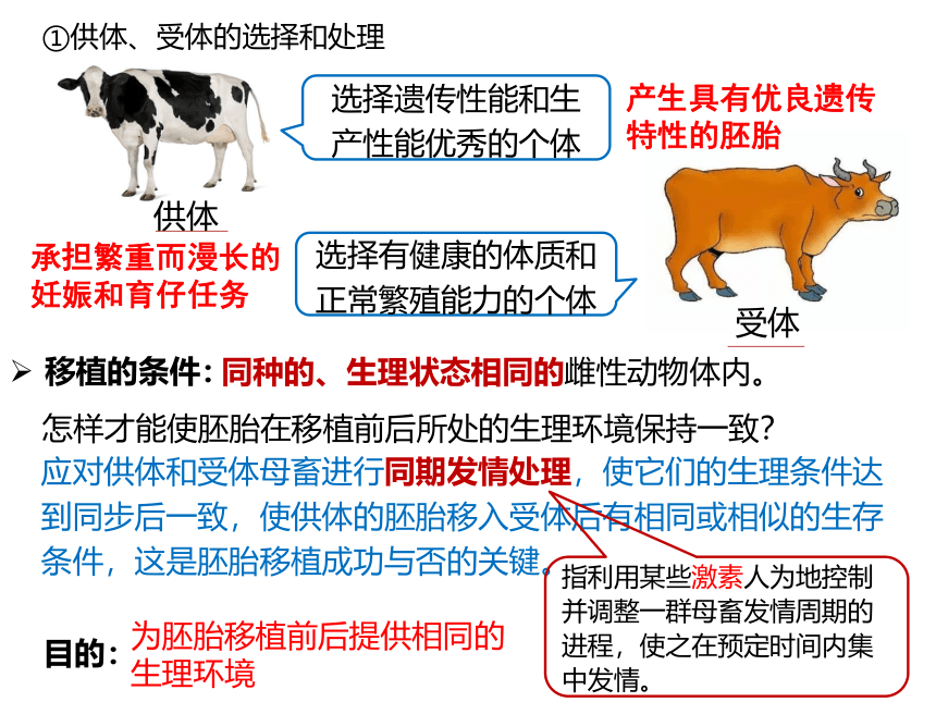 2.3胚胎工程课件新教材课件-(共35张PPT)2022-2023学年高二下学期生物人教版（2019）选择性必修3