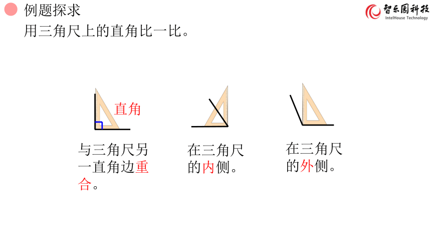 人教版小数二年级上册 3.2直角、锐角、钝角的初步认识 课件