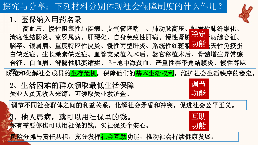 4.2我国的社会保障课件(共29张PPT)-2023-2024学年高中政治统编版必修二经济与社会