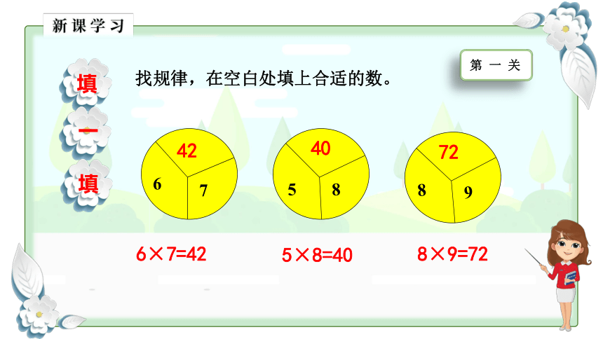 小学数学冀教版二上8.2 找规律（数字） 课件(共21张PPT)