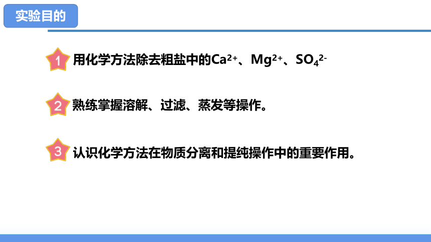 去除粗盐中的杂质离子  课件(共20张PPT)高考化学课件