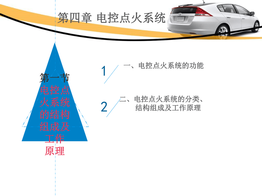 4.1电控点火系统的结构组成及工作原理  课件(共24张PPT)-《汽车发动机电控系统原理与维修》同步教学（铁道版）