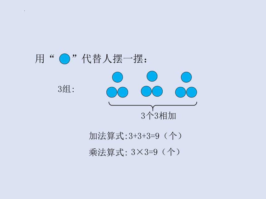 青岛版（五四学制）二年级上册数学1.3  3和4的乘法口诀（课件）(共29张PPT)