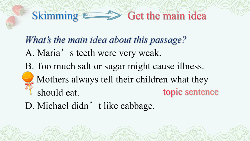 Unit 2 Keeping Healthy Topic 2 Section C 精品课件 +嵌入音频(共36张PPT)