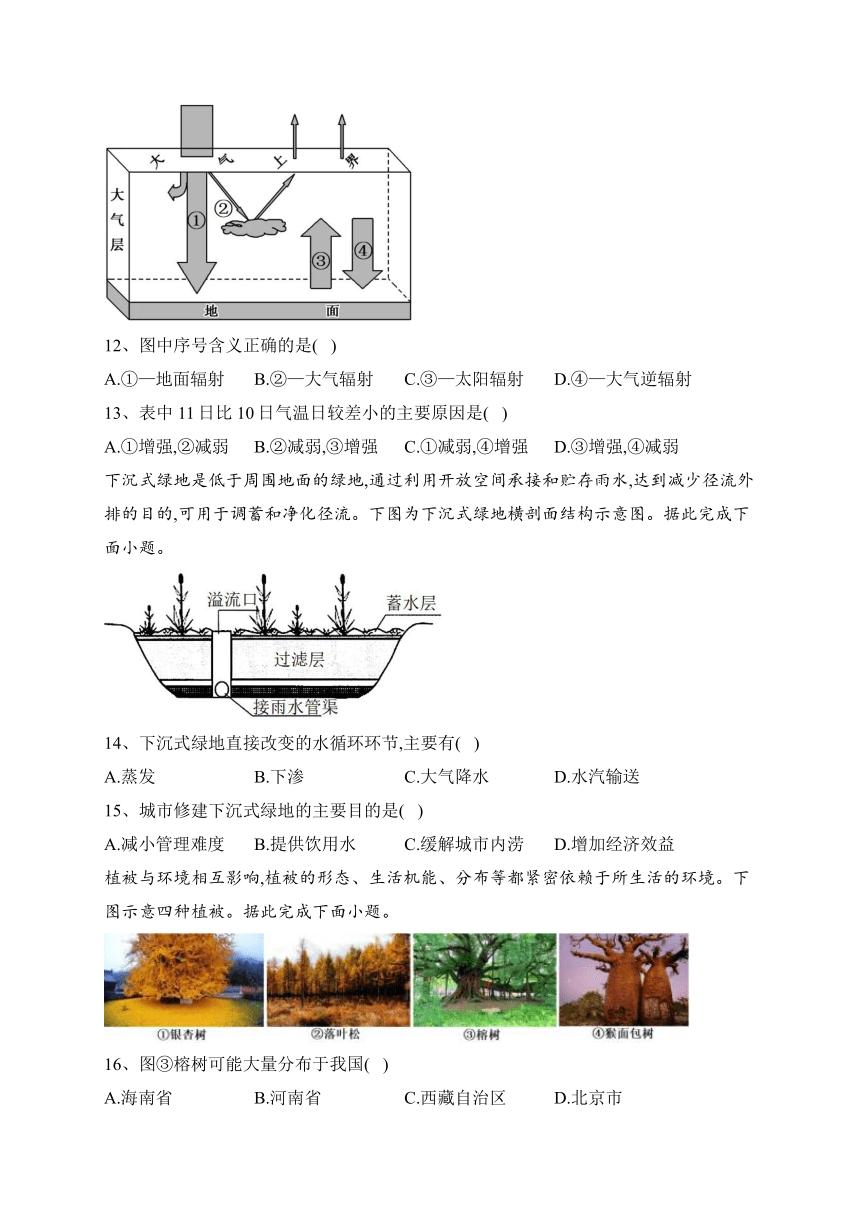 宁夏回族自治区平罗中学2022-2023学年高一下学期期末地理试卷（含解析）