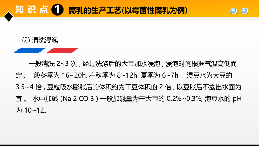 项目５ 任务3发酵豆制品生产技术 课件(共29张PPT)- 《食品加工技术》同步教学（大连理工版）