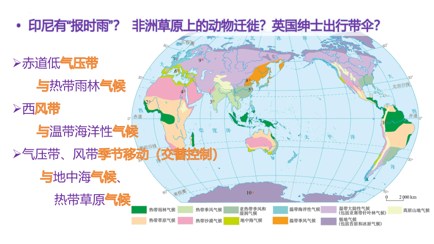 地理湘教版（2019）选择性必修1 3.2气压带、风带与气候（共42张ppt）