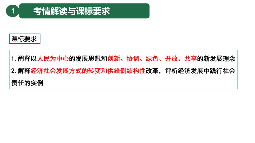 【奋战2024】新高考政治一轮复习课件必修2 第3课 我国的经济发展(考情课标+预习框架+知识梳理+易错提升）课件（60张PPT+视频资料）