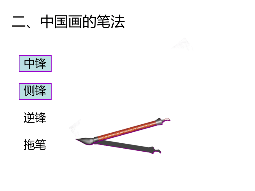 冀美版初中美术八年级上册 5.学画中国画（一）   课件(共17张PPT)