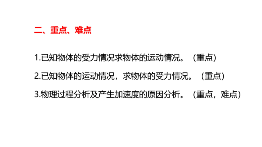 4.5 牛顿运动定律的应用 课件 （18张PPT）高一上学期物理人教版（2019）必修第一册