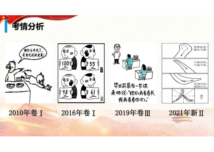 高考漫画作文写法指导课件（共35张PPT）2024年高考语文一轮复习作文备考特辑（全国通用）