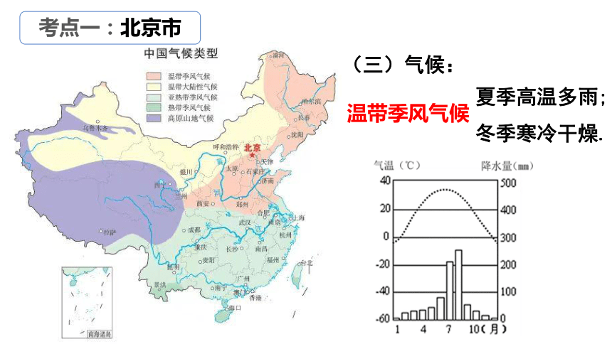 2024年地理中考复习第3讲 北京市、台湾省 课件(共22张PPT)