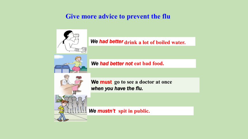 Unit 2 Keeping Healthy Topic 3 Must we exercise to prevent the flu? Section B课件(共29张PPT)