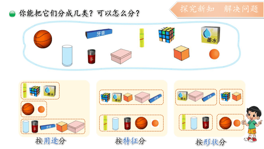 【北师大版】小数一年级上册 6.1认识图形 课件（共20页PPT）