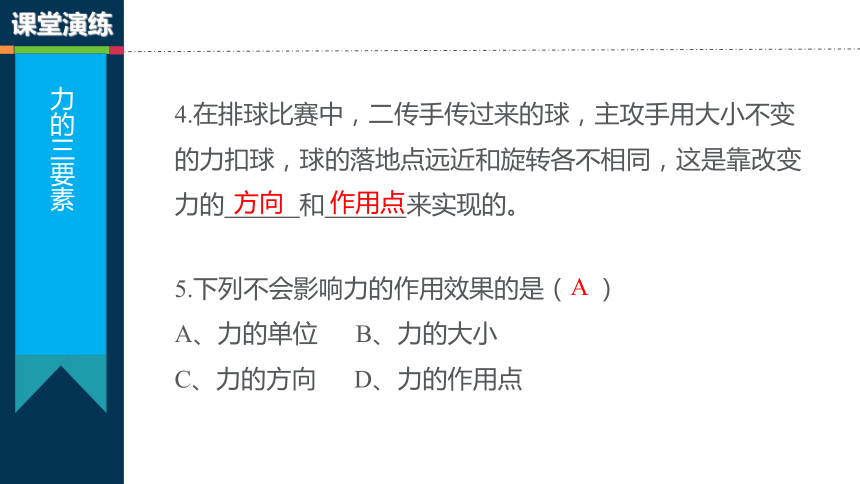 6.2 怎样描述力 课件(共20张PPT)2023-2024学年初中物理沪科版八年级全一册