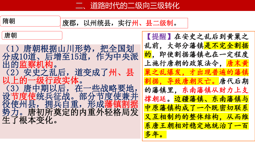 中国古代地方治理体系演变 课件(共16张PPT)--2024届高三历史二轮复习