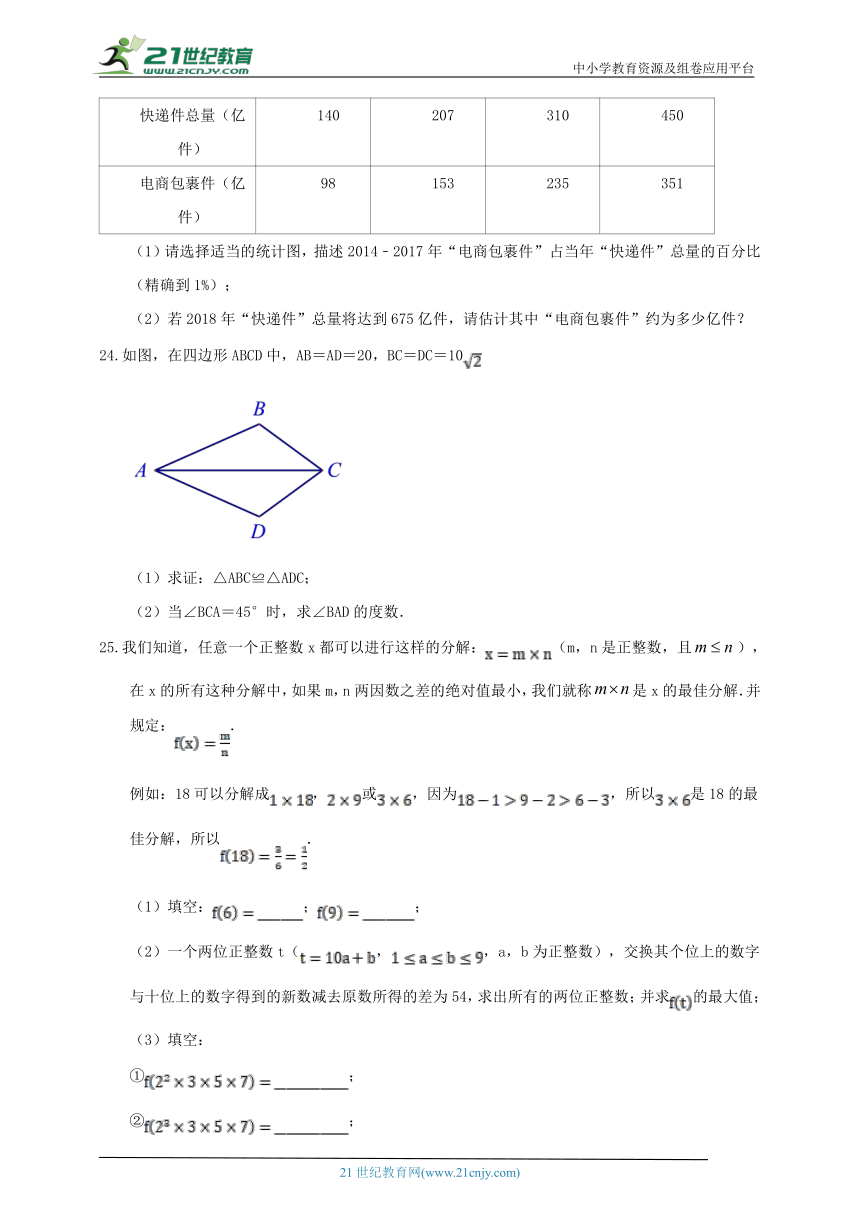 华师大版2023-2024八年级上期末模拟试题2（含解析）