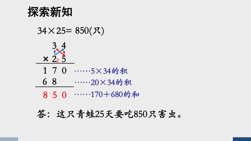 西师大版三年级数学下册 两位数乘两位数（进位）乘法的笔算（课件）(共14张PPT)