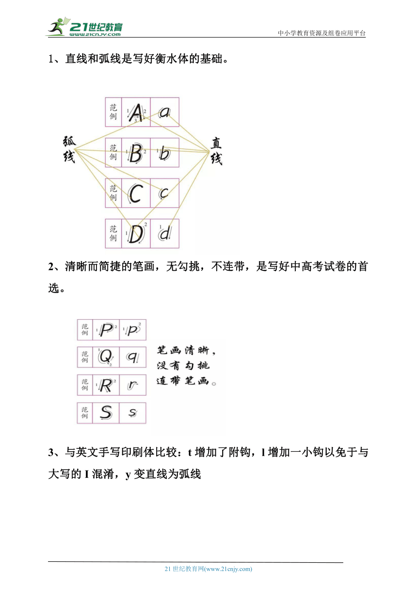 衡水体【2023年暑假人教七上预习学案】