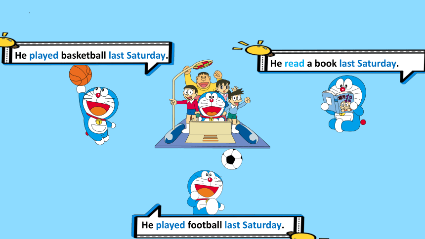 Lesson 4 What did you do last Saturday？ Let's learn 课件(共28张PPT)
