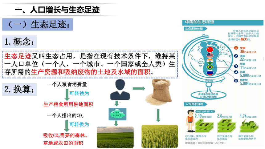 生物人教版（2019）选择性必修2 4.1人类活动对生态环境的影响课件（共39张ppt）