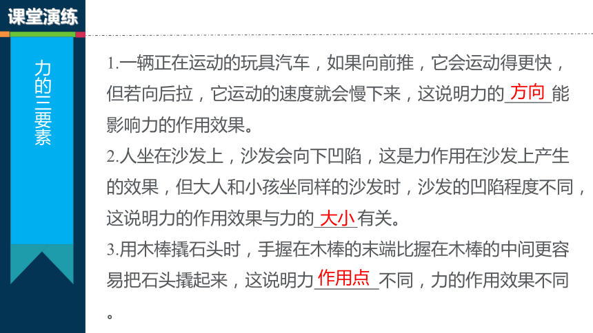 6.2 怎样描述力 课件(共20张PPT)2023-2024学年初中物理沪科版八年级全一册