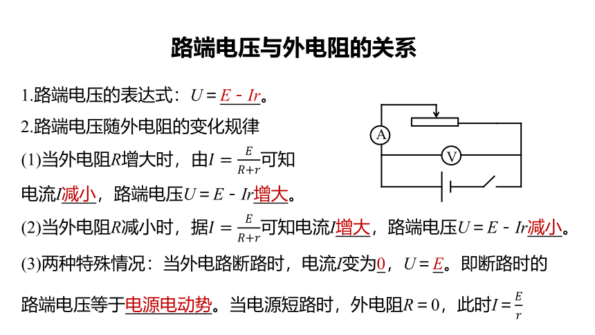 4.1 闭合电路的欧姆定律(二) 课件(共20张PPT)高一物理鲁科版（2019）必修三