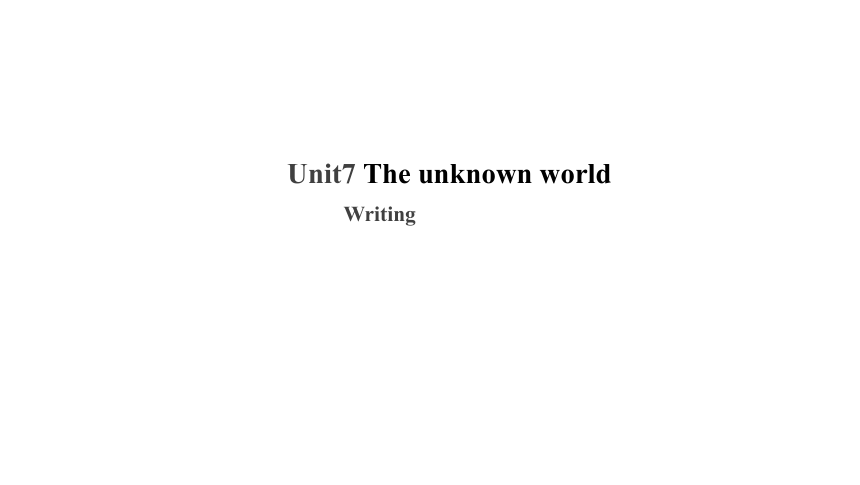 Unit7 Writing课件 (共24张PPT)牛津深圳版（广州沈阳通用）八年级英语下册